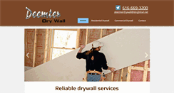 Desktop Screenshot of deemterdrywall.com