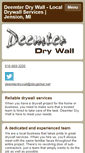 Mobile Screenshot of deemterdrywall.com